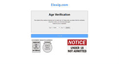Desktop Screenshot of elexig.com