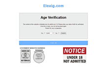Tablet Screenshot of elexig.com